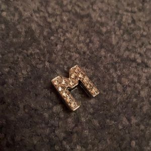 “M” Charm Crystals
